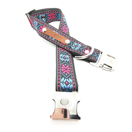 Regal Cotton Bespoke Dog Collar for Large Breed Dogs